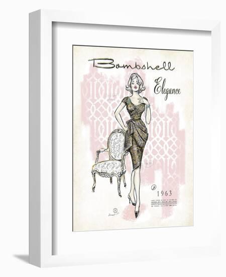 Bombshell Elegance-Chad Barrett-Framed Art Print