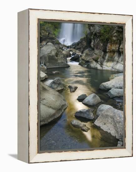 Bomod Waterfall, Banga-An, Near Sagada Town, the Cordillera Mountains, Luzon, Philippines-Kober Christian-Framed Premier Image Canvas