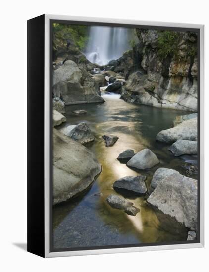 Bomod Waterfall, Banga-An, Near Sagada Town, the Cordillera Mountains, Luzon, Philippines-Kober Christian-Framed Premier Image Canvas