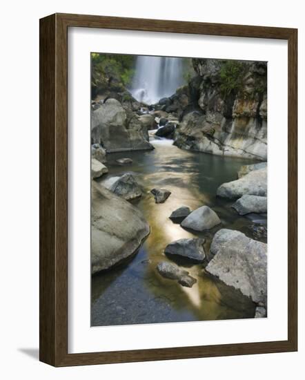 Bomod Waterfall, Banga-An, Near Sagada Town, the Cordillera Mountains, Luzon, Philippines-Kober Christian-Framed Photographic Print