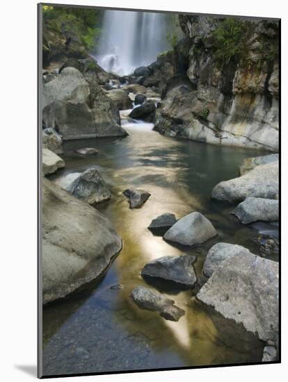 Bomod Waterfall, Banga-An, Near Sagada Town, the Cordillera Mountains, Luzon, Philippines-Kober Christian-Mounted Photographic Print