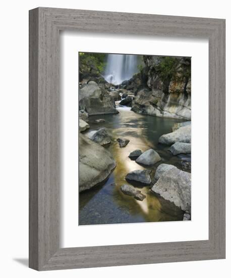 Bomod Waterfall, Banga-An, Near Sagada Town, the Cordillera Mountains, Luzon, Philippines-Kober Christian-Framed Photographic Print