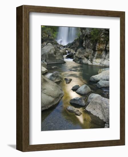 Bomod Waterfall, Banga-An, Near Sagada Town, the Cordillera Mountains, Luzon, Philippines-Kober Christian-Framed Photographic Print