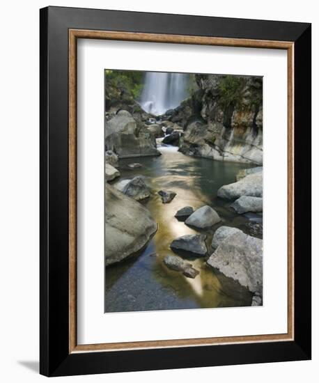 Bomod Waterfall, Banga-An, Near Sagada Town, the Cordillera Mountains, Luzon, Philippines-Kober Christian-Framed Photographic Print