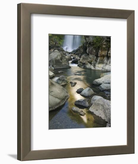 Bomod Waterfall, Banga-An, Near Sagada Town, the Cordillera Mountains, Luzon, Philippines-Kober Christian-Framed Photographic Print