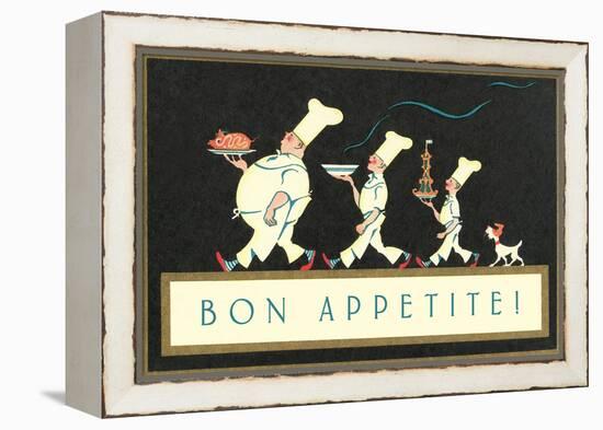 Bon Apetite, Chef Procession-null-Framed Stretched Canvas