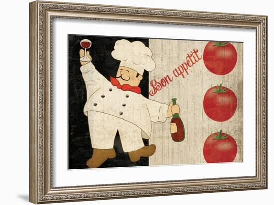 Bon Appetit Chef-Piper Ballantyne-Framed Art Print