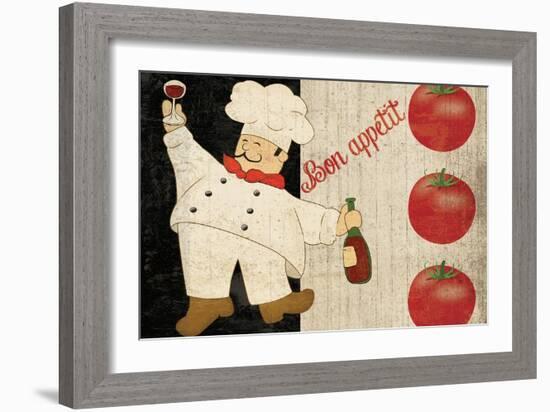 Bon Appetit Chef-Piper Ballantyne-Framed Art Print