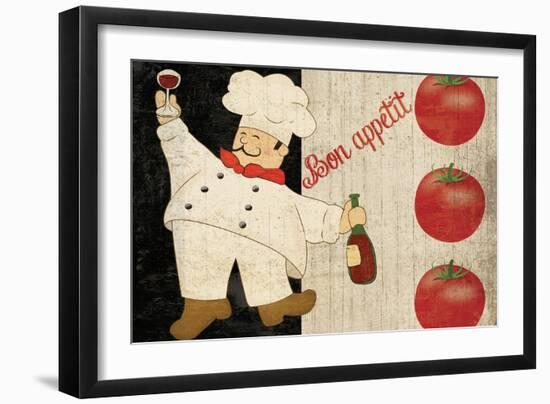 Bon Appetit Chef-Piper Ballantyne-Framed Art Print