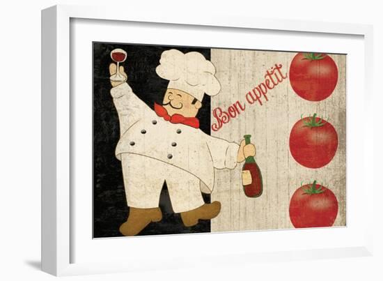 Bon Appetit Chef-Piper Ballantyne-Framed Art Print