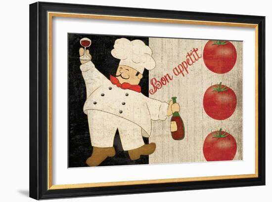 Bon Appetit Chef-Piper Ballantyne-Framed Art Print