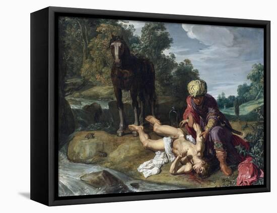 Bon Samaritain - the Good Samaritan - Peinture De Pieter Pietersz Lastman (1583-1633), C. 1612 - Oi-Pieter Lastman-Framed Premier Image Canvas