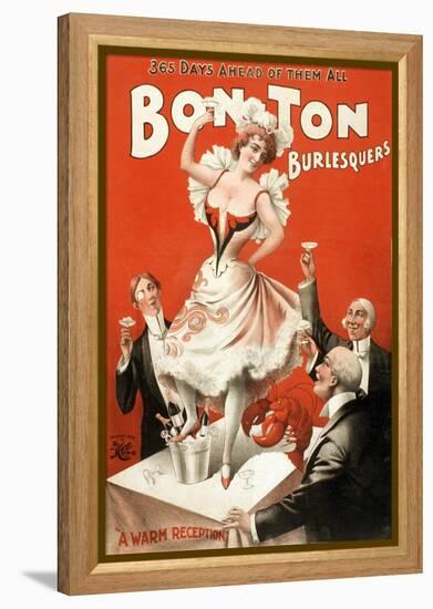 Bon Ton Burlesquers, 1898-Science Source-Framed Premier Image Canvas