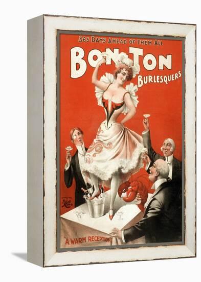 Bon Ton Burlesquers, 1898-Science Source-Framed Premier Image Canvas