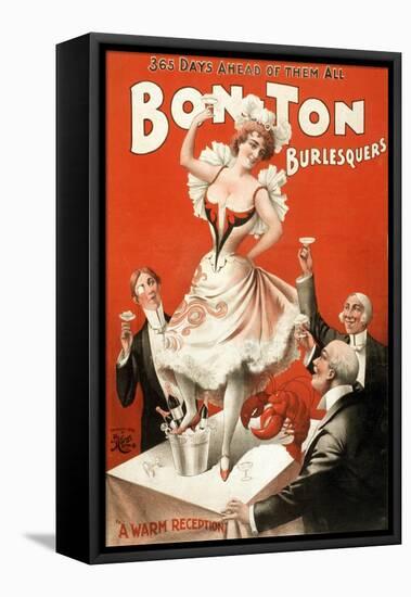 Bon Ton Burlesquers, 1898-Science Source-Framed Premier Image Canvas