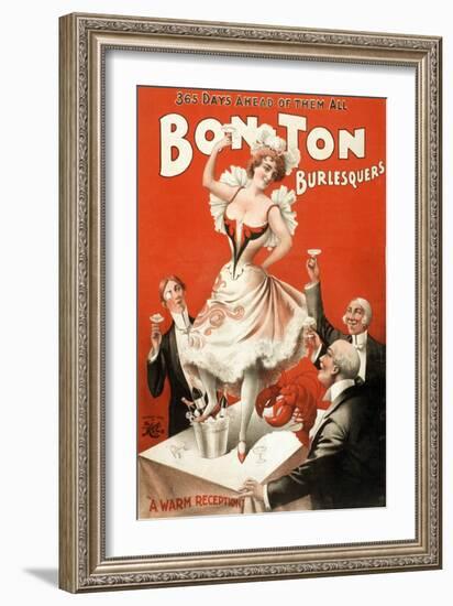 Bon Ton Burlesquers, 1898-Science Source-Framed Giclee Print