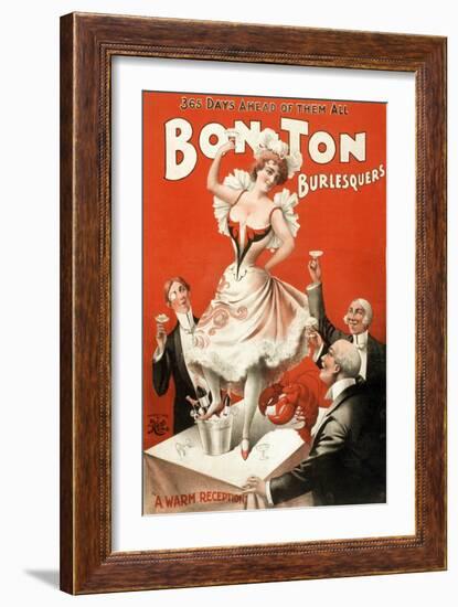 Bon Ton Burlesquers, 1898-Science Source-Framed Giclee Print