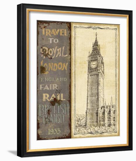 Bon Voyage I-Daphné B-Framed Art Print