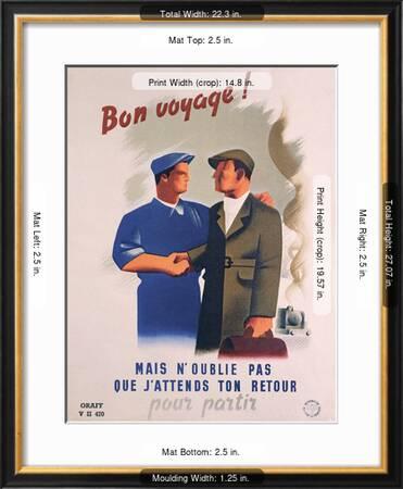 Bon Voyage Propaganda Poster The For S T O Giclee Print Art Com