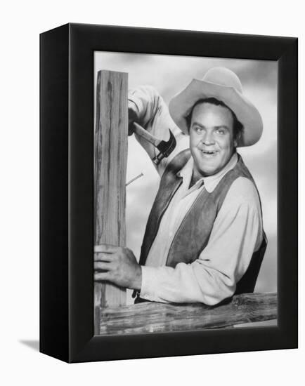 Bonanza, Dan Blocker, 1959-1973-null-Framed Stretched Canvas