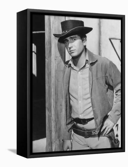 Bonanza, Michael Landon, 1959-1973-null-Framed Stretched Canvas