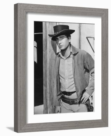 Bonanza, Michael Landon, 1959-1973-null-Framed Photo