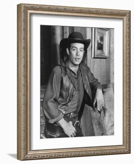 Bonanza, Pernell Roberts, 1959-1973-null-Framed Photo