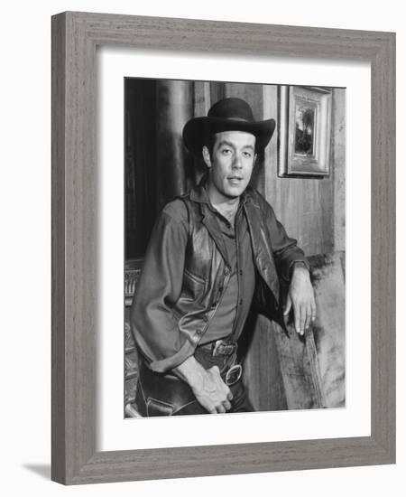 Bonanza, Pernell Roberts, 1959-1973-null-Framed Photo