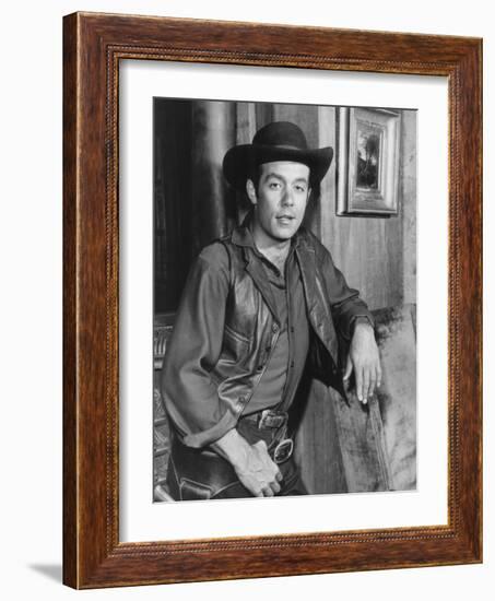 Bonanza, Pernell Roberts, 1959-1973-null-Framed Photo