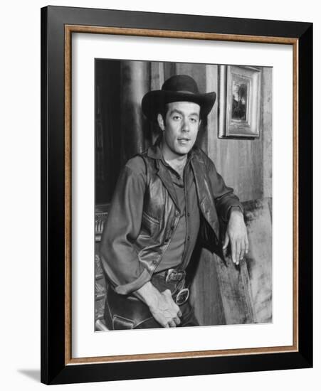 Bonanza, Pernell Roberts, 1959-1973-null-Framed Photo