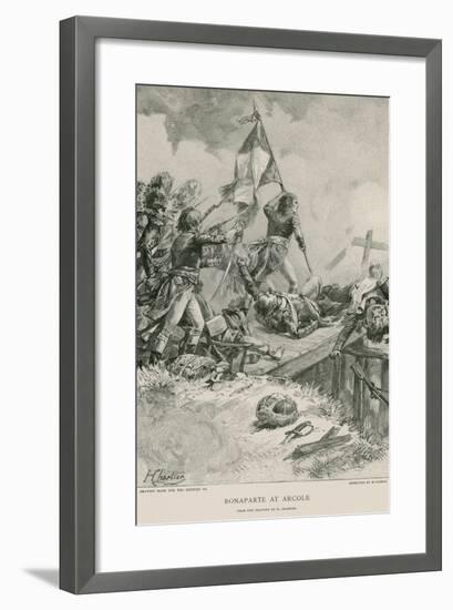 Bonaparte at Arcole-null-Framed Giclee Print