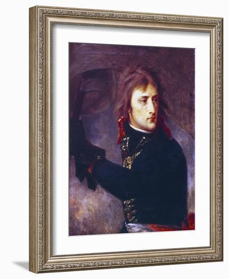 Bonaparte at the Bridge of Arcole, 1796-Antoine-Jean Gros-Framed Giclee Print