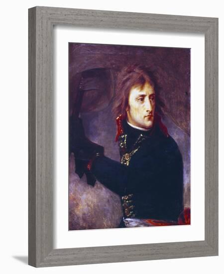 Bonaparte at the Bridge of Arcole, 1796-Antoine-Jean Gros-Framed Giclee Print