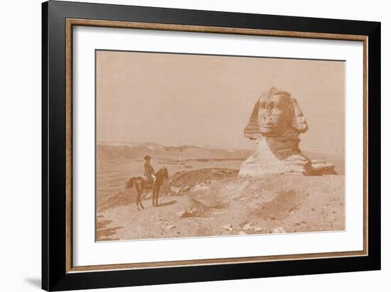 Bonaparte before the Sphinx-Jean Leon Gerome-Framed Giclee Print