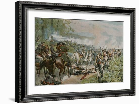 Bonaparte Checking the French Retreat at Marengo-Felicien Baron De Myrbach-rheinfeld-Framed Giclee Print