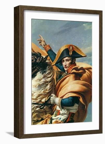 Bonaparte Crossing the Alps-Jacques-Louis David-Framed Giclee Print