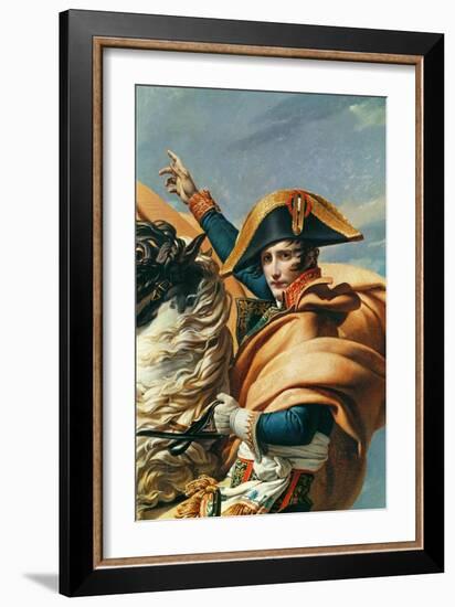 Bonaparte Crossing the Alps-Jacques-Louis David-Framed Giclee Print