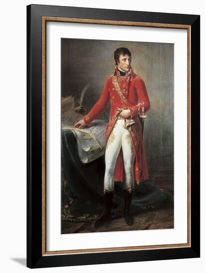 Bonaparte, First Consul-Antoine-Jean Gros-Framed Art Print