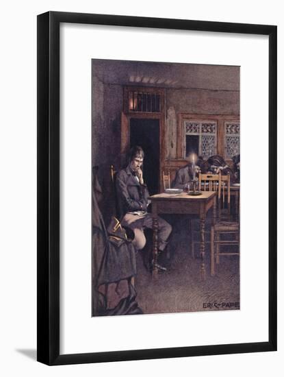 'Bonaparte in 1792 as a Frequenter of a Six-Sous Restaurant in Paris', (1896)-Unknown-Framed Giclee Print