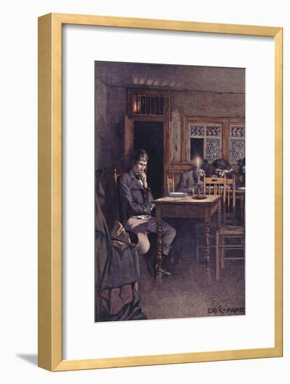 'Bonaparte in 1792 as a Frequenter of a Six-Sous Restaurant in Paris', (1896)-Unknown-Framed Giclee Print