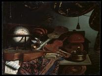 Still Life with Musical Instruments, 1715-Bonaventura Bettera-Framed Premier Image Canvas