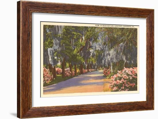 Bonaventure Cemetery, Savannah, Georgia-null-Framed Art Print