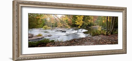 Bond Falls Panorama in Fall, Bruce Crossing, Michigan ‘09-Monte Nagler-Framed Photographic Print