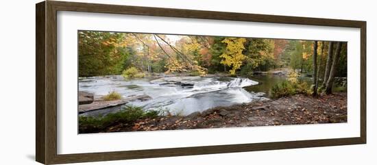 Bond Falls Panorama in Fall, Bruce Crossing, Michigan ‘09-Monte Nagler-Framed Photographic Print