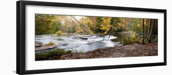 Bond Falls Panorama in Fall, Bruce Crossing, Michigan ‘09-Monte Nagler-Framed Photographic Print