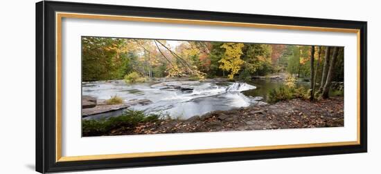 Bond Falls Panorama in Fall, Bruce Crossing, Michigan ‘09-Monte Nagler-Framed Photographic Print