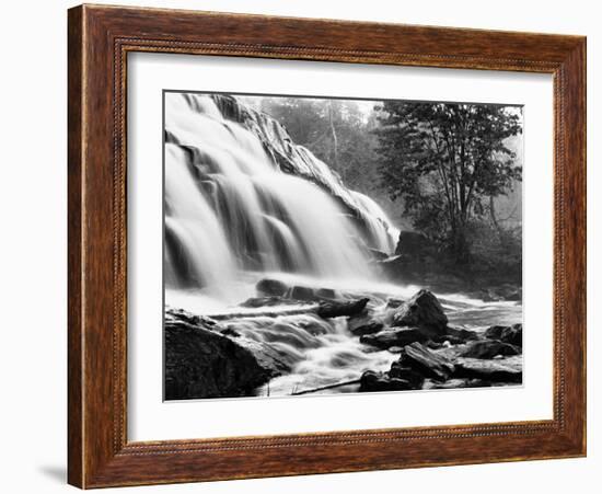 Bond Falls & Rocks-Monte Nagler-Framed Giclee Print