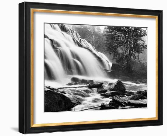 Bond Falls & Rocks-Monte Nagler-Framed Giclee Print