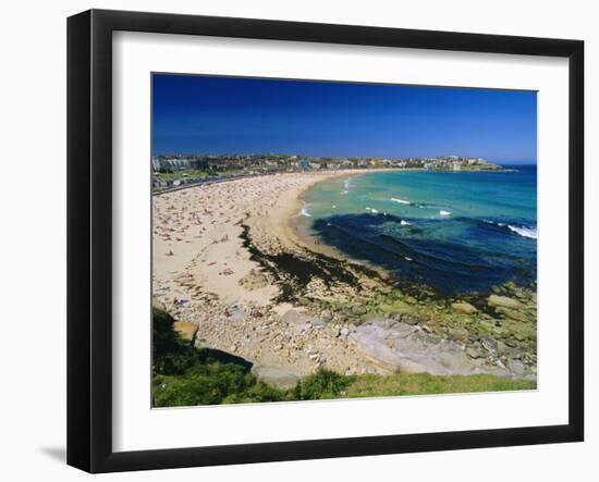 Bondi Beach, One of the City's Southern Ocean Suburbs, Sydney, New South Wales, Australia-Robert Francis-Framed Photographic Print