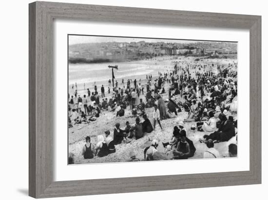 Bondi Beach, Sydney, New South Wales, Australia, C1924-null-Framed Giclee Print